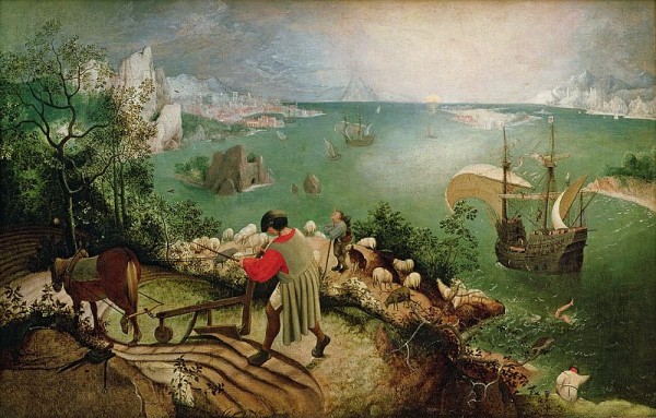 Landscape with Fall of Izarus_Bruegel_small