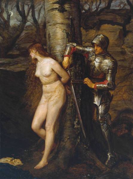 The Knight Errant 1870 by Sir John Everett Millais, Bt 1829-1896